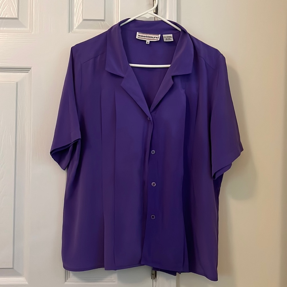 Westbound Purple shirt size 16